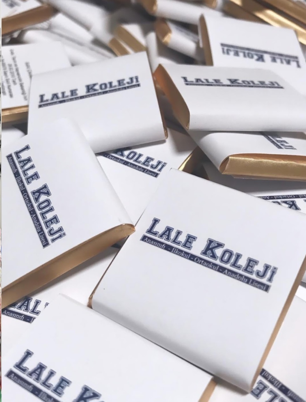 Logolu madlen çikolata baskılı 